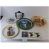Image 1 : Canadian Themed Plates & Bowl & (3) Coasters