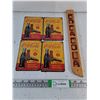 Image 1 : (4) Nostalgic-Art Retro Coca Cola  Tin Signs and Coca Cola Wood Sign Decor