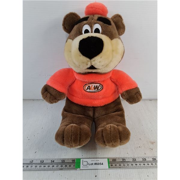 Vintage A&W Root Beer Plush Toy-"Rooty the Great Root Bear"