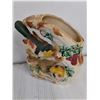 Image 2 : Porcelain Figurine-Yellow Finch,(2) Tree Decor,Several Small Animal Figurines,Snap Hair Clips
