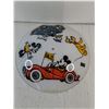 Image 2 : Vintage Disney Ceiling Light Shade Featuring Mickey Mouse in Racing Car