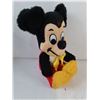 Image 3 : (3) Mickey Mouse Items-Tin Sign,Plushie and Tin