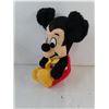 Image 4 : (3) Mickey Mouse Items-Tin Sign,Plushie and Tin