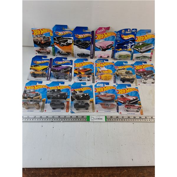 (17) Hot Wheels Vehicles (NIB)