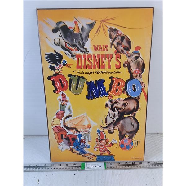 Framed Reproduction Poster of Walt Disney's "Dumbo"-13"x19"