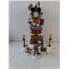 Image 5 : Disney Holiday Village Clock Tower with Figurines,Ceramic Christmas Tree