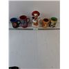 Image 1 : Vintage Donald Duck Plastic Coin Bank,(4) Assorted Themed Mugs