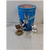 Image 4 : Disney Tin,Ceramic Salt/Peppers and Assorted Toys/Figurines