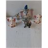 Image 5 : (2) Disney Souvenir Plates,Salt/Pepper Set Dumbo/Elephant Figurines