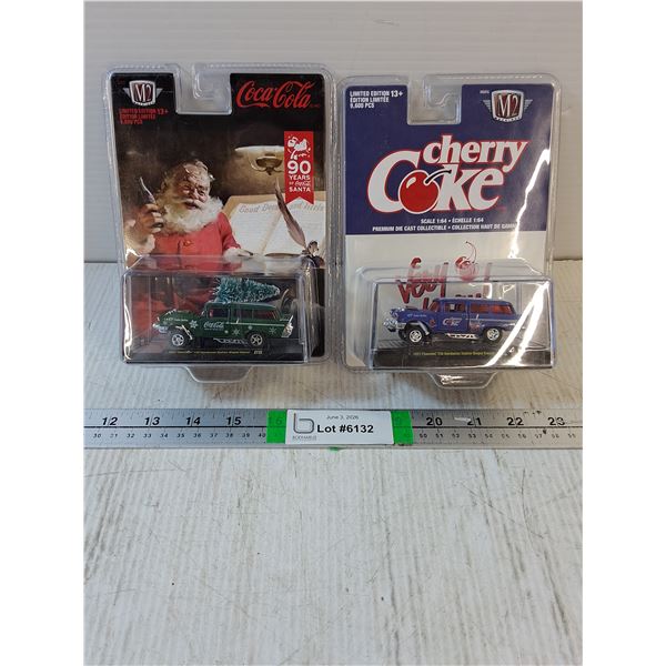 (2) 1:64 Die-Cast Featuring 1957 Chevrolet Bel Air Station Wagon