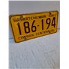 Image 2 : Vintage 1967 and 1969 Saskatchewan License Plates