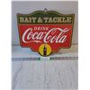 Image 1 : Metal Coca Cola Bait&Tackle Sign