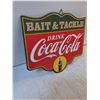 Image 2 : Metal Coca Cola Bait&Tackle Sign