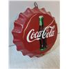 Image 2 : Bottle Cap Style Metal Coca Cola Sign