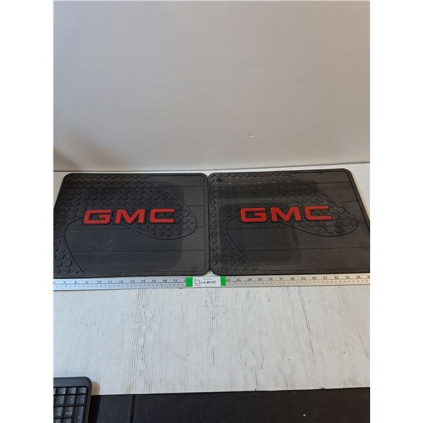 (2) GMC Universal Fit Rubber Floor Mats