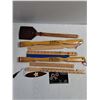 Image 2 : Assorted Wood Items, Rulers, Back Scratchers,