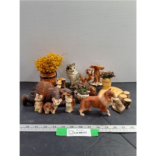 Misc. Ceramic Animals and Vases