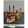 Image 1 : Misc Ceramic Figurines, Brass Bells