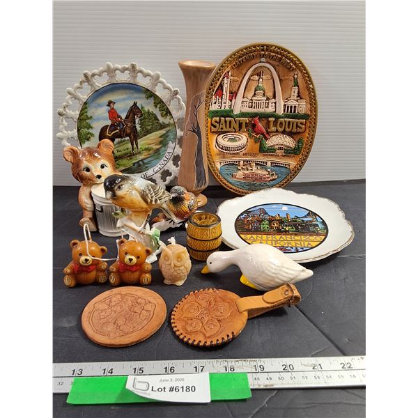 Misc Collectibles, Souvenir Plates, Salt & Pepper Shakers, Candles