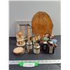 Image 1 : Misc Ceramic Figurines,  Picture Frame, Salf & Pepper Shakers