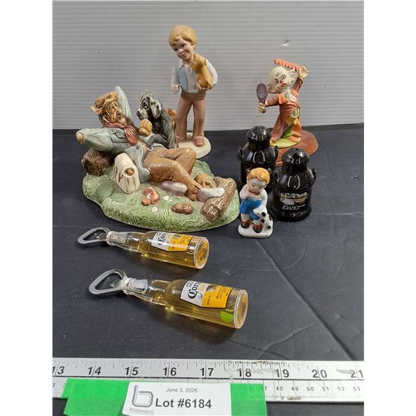 Misc Ceramic Collectibles, Salf & Pepper Shakers, Bottle Openers