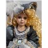 Image 2 : Ceramic Doll w/ Metal Stand 16"