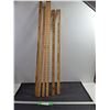Image 1 : (6) Wood Metre and Yard Sticks