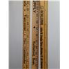 Image 2 : (6) Wood Metre and Yard Sticks