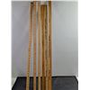 Image 3 : (6) Wood Metre and Yard Sticks