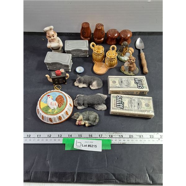 Assorted Decor & Salt and Pepper Shakers
