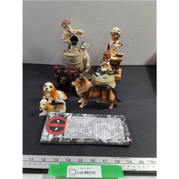 Assorted Decor, Salf & Pepper Shaker, (1) Music Box