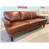 Image 2 : New – Dawn Collection Top Grain Leather Sofa – Retail Price: $2,899
