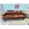 Image 3 : New – Dawn Collection Top Grain Leather Sofa – Retail Price: $2,899