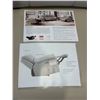 Image 7 : New – Power Reclining Genuine Leather Sofa with Power Headrest – Retail: $3,599