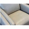 Image 4 : New – Top Grain Leather Chair with Pocket Coils, High Density Foam, Retail: $1299