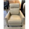 Image 3 : New – Top Grain Leather Reclining Chair – Retail Price: $1,499