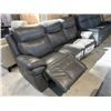 Image 2 : New –  Leather Power Sofa with Zero Gravity Reclining – Retail Price: $2,899