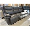 Image 3 : New –  Leather Power Sofa with Zero Gravity Reclining – Retail Price: $2,899