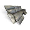 Image 1 : New – Vienna Collection Leather Power Reclining Sofa – Retail Price: $3,499