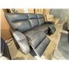 Image 2 : New – Vienna Collection Leather Power Reclining Sofa – Retail Price: $3,499