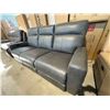 Image 3 : New – Vienna Collection Leather Power Reclining Sofa – Retail Price: $3,499