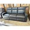 Image 4 : New – Vienna Collection Leather Power Reclining Sofa – Retail Price: $3,499
