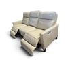 Image 1 : New – Power Reclining Genuine Leather Sofa with Power Headrest – Retail : $3,599