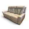 Image 1 : New – Power Reclining Top Grain Leather Sofa, Retail: $2,999