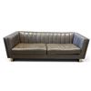 Image 1 : Top Grain Leather Loveseat with No-Sag Pocket Coils, High Density Foam
