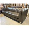 Image 2 : Top Grain Leather Loveseat with No-Sag Pocket Coils, High Density Foam