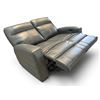 Image 1 : New – Hydeline Vault Collection Premium Leather Power Reclining Loveseat - Retail: $2995