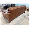 Image 6 : New – Hydeline Vault Collection Premium Hand Rubbed Leather Sofa  – Retail : $2995