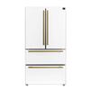 Image 1 : Forno Moena 36" French Door Refrigerator - RV: $2999 CAD (Model FFRBI1820-36WHT) - Tested, Powers on