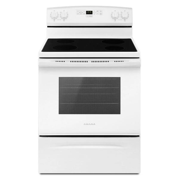 New - Amana 30" Electric Range - RV: $1000 CAD (Model YAER6303MFW6)
